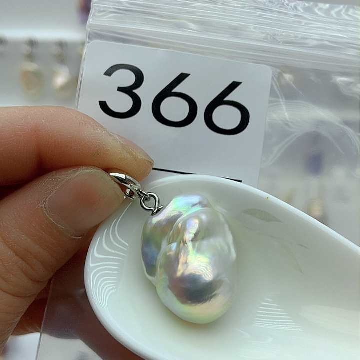 淡水珍珠颈饰银S925镶嵌