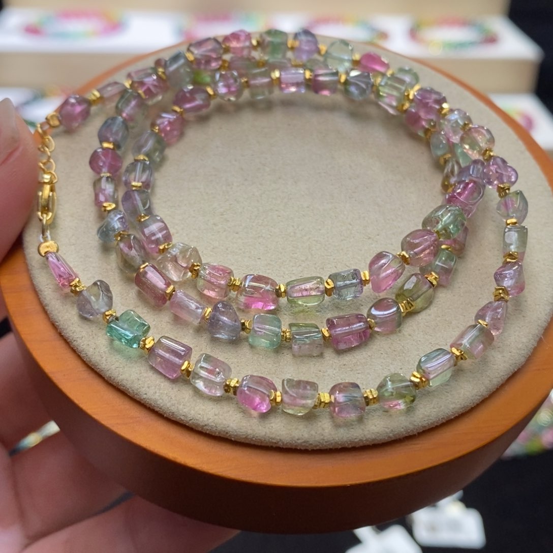 【闪购商品】碧玺手串未镶嵌两天看货期