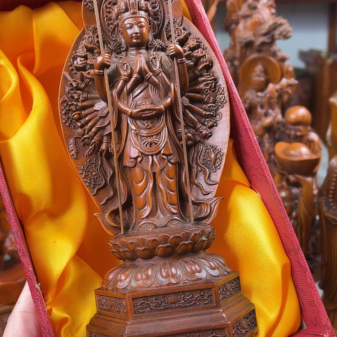 黄杨木黄杨木雕刻高度20厘米