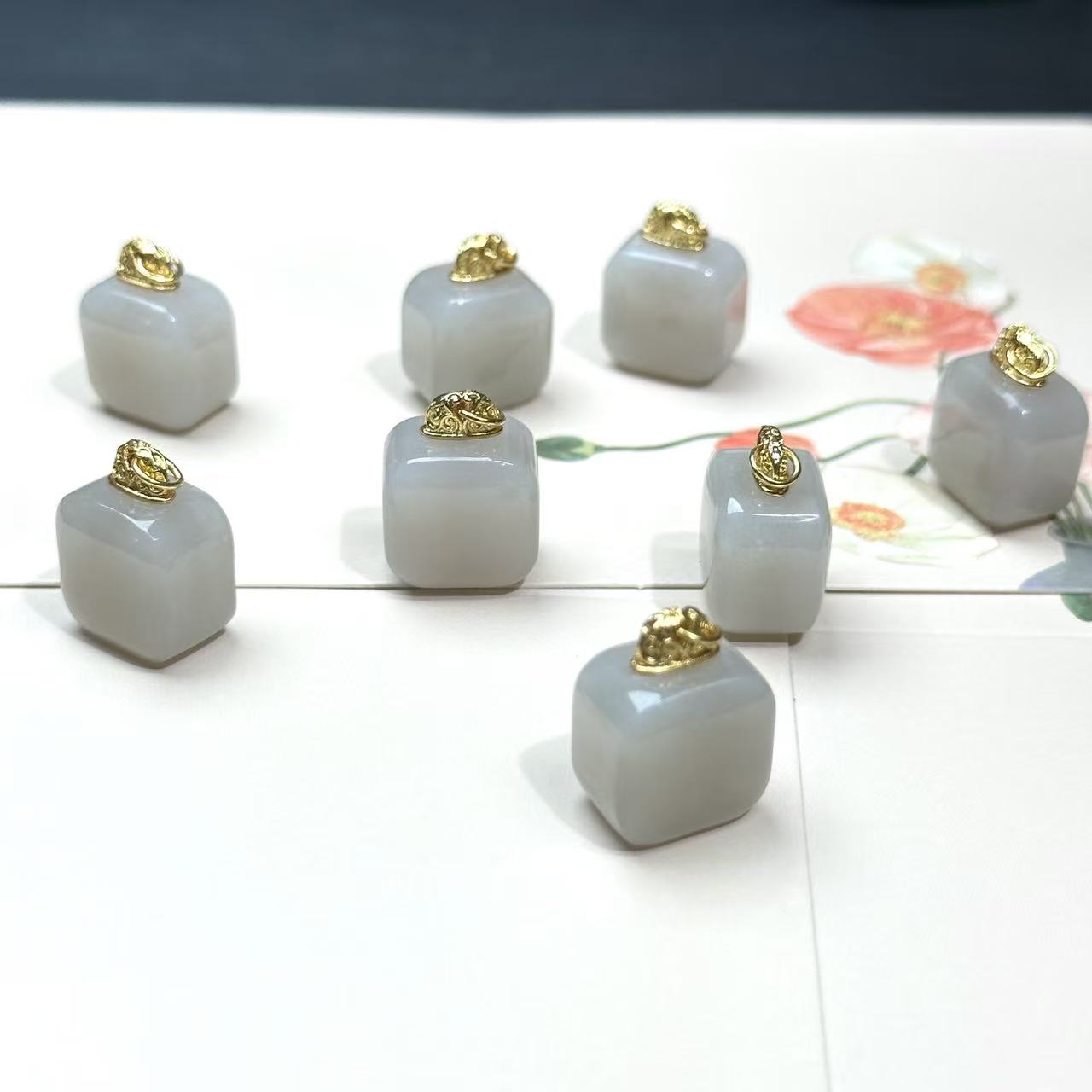 【X19】和田玉烟紫方糖多样性发其一