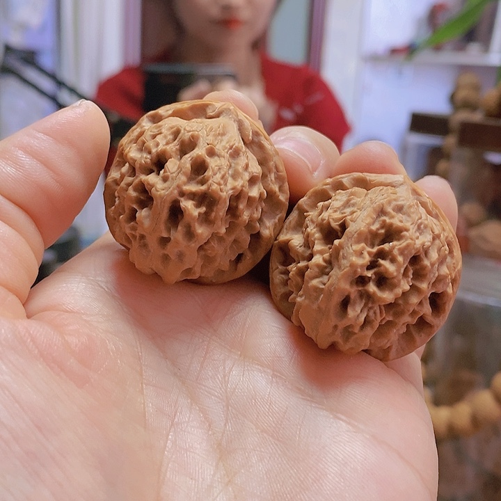 【闪购商品】文玩核桃把件40蓟县元宝
