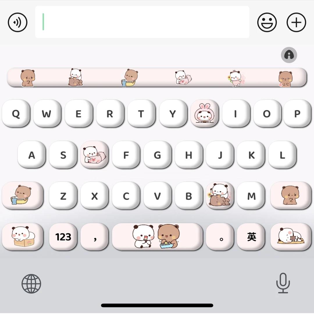 【一二布布】苹果安卓百度输入法皮肤可爱美化包/办公配件服务