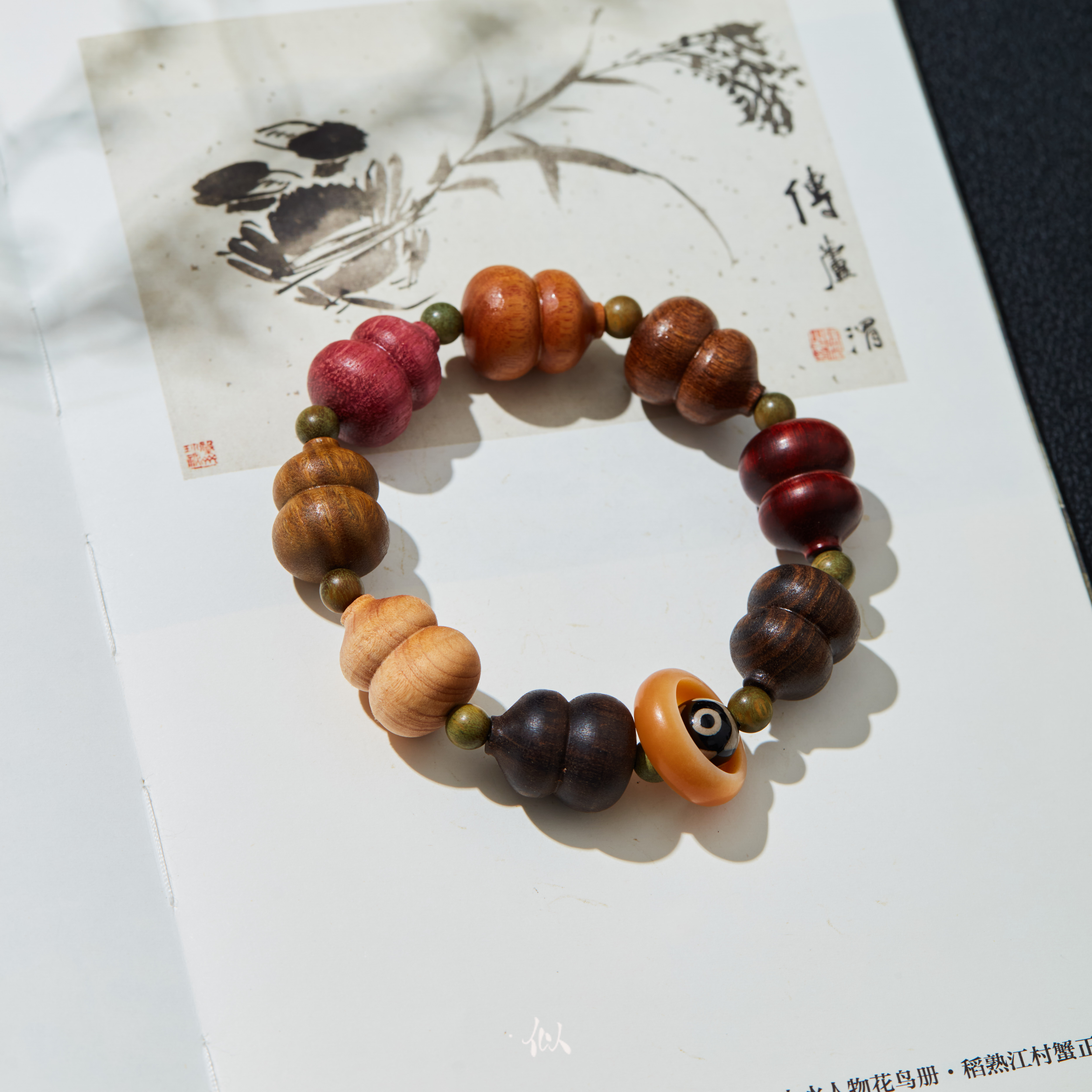 L【柏舟】·似梓珠宝· 八宝木葫芦手串 SZCC810327