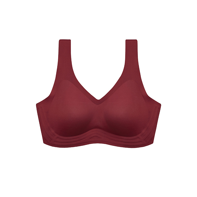 【福利款】女士红色本命年内衣提拉聚拢收副乳防下垂美背背心文胸