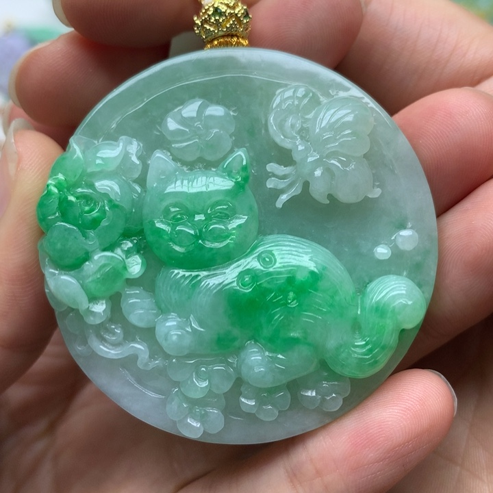 颈饰未镶嵌翡翠翡翠