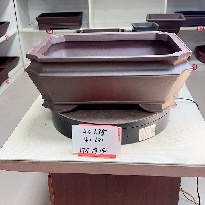 紫砂花盆大切角大