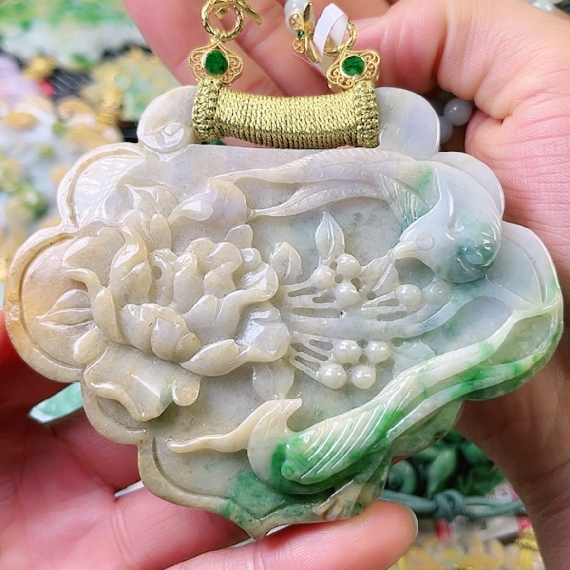 【闪购商品】翡翠颈饰未镶嵌挂件