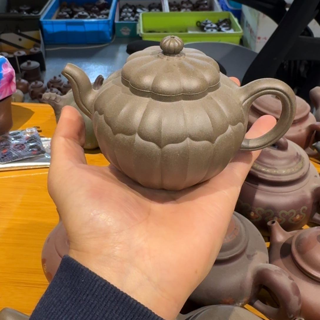 呆***宝紫砂茶壶原矿原石的制作方法