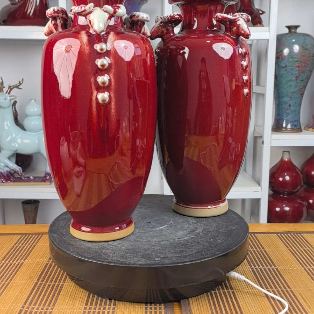 摆件钧瓷摆件神后镇钧瓷