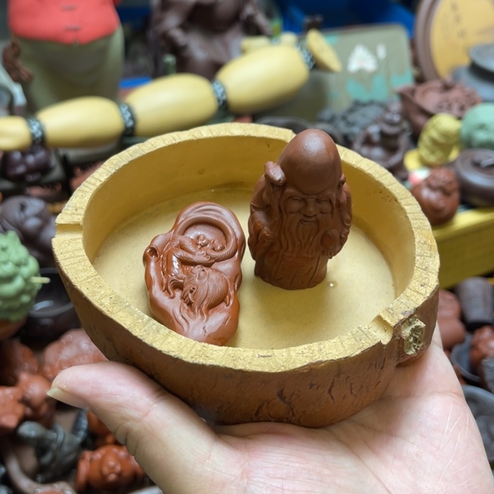 紫砂茶宠紫砂瑕疵