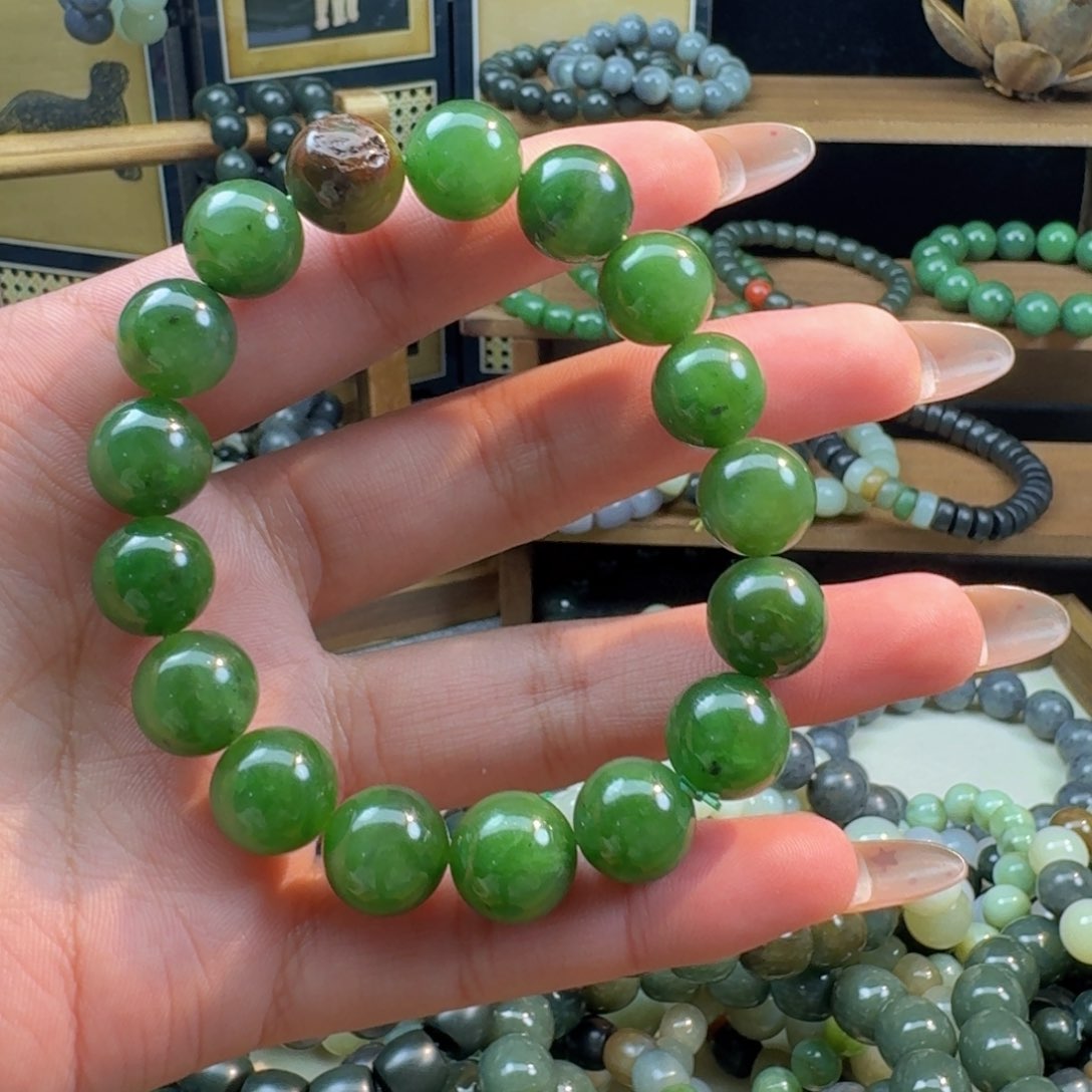 和田玉手链未镶嵌