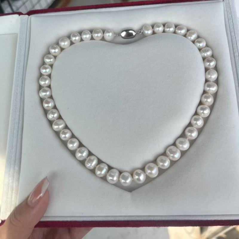 【王公子】淡水珍珠/无核白珠/10-11MM/合金