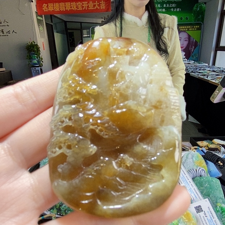 颈饰未镶嵌翡翠翡翠