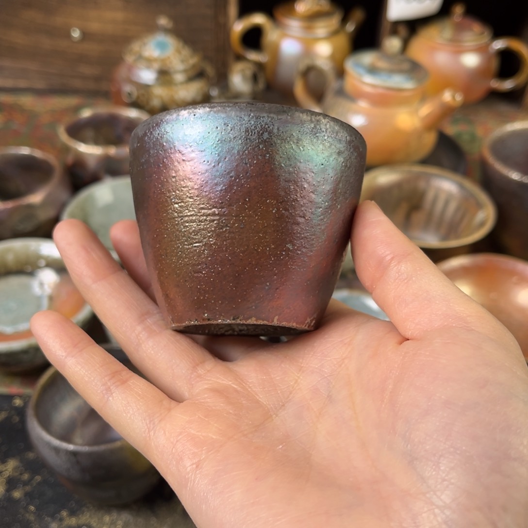 杯柴烧茶器主人杯杯