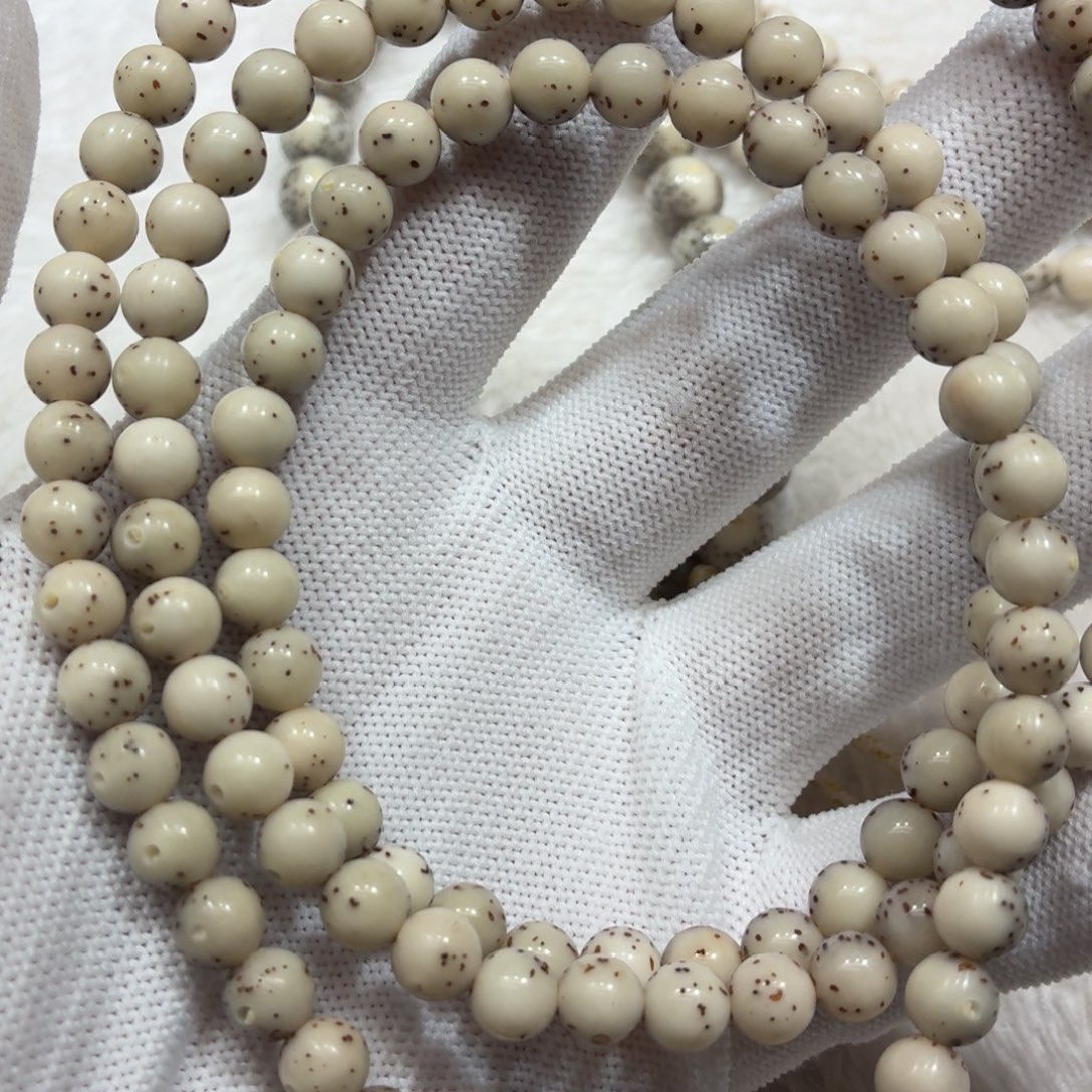 风***～手串星月菩提石玉7圆