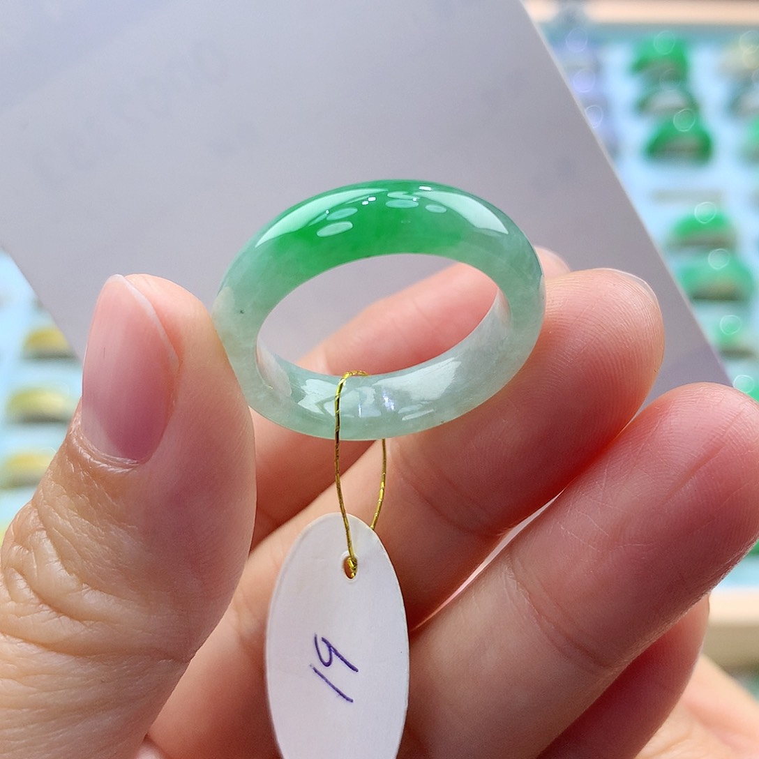 翡翠戒指未镶嵌用****419圈