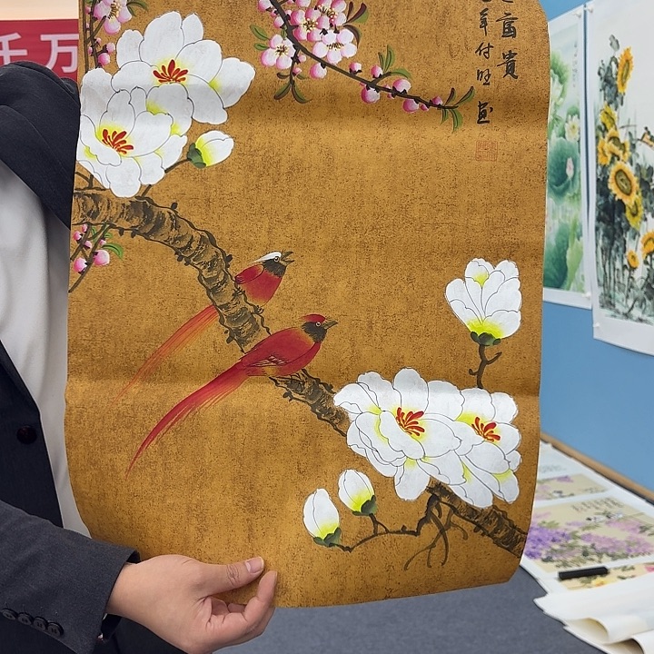 国画手绘国画作品