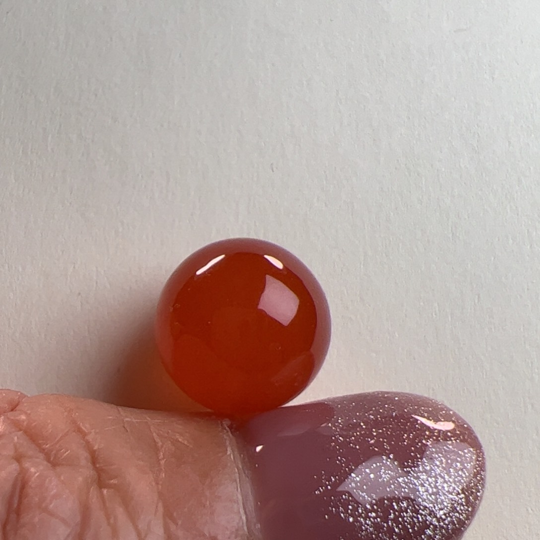 南红玛瑙冰红圆珠11.6mm未镶嵌