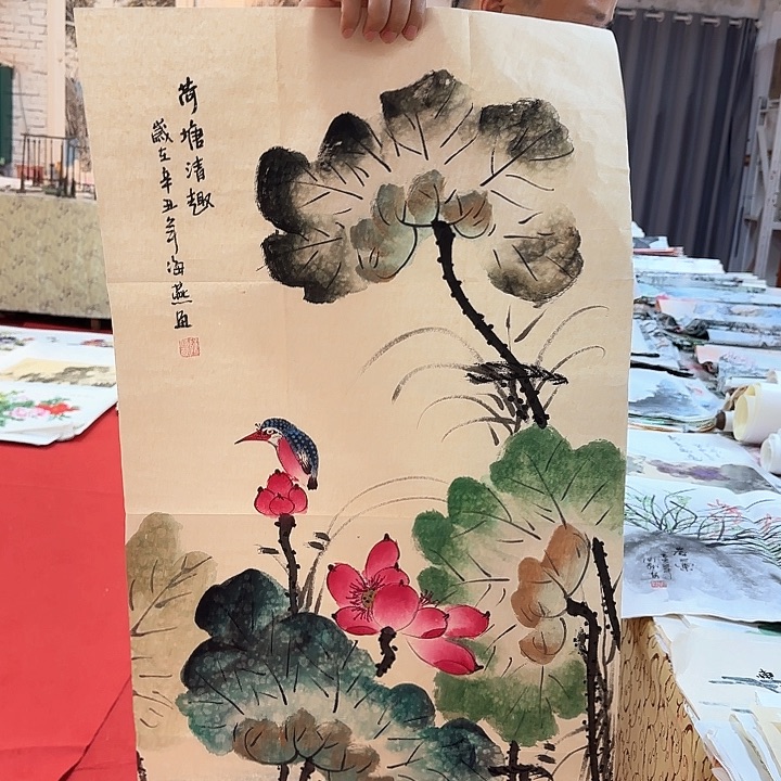 国画国画作品手绘