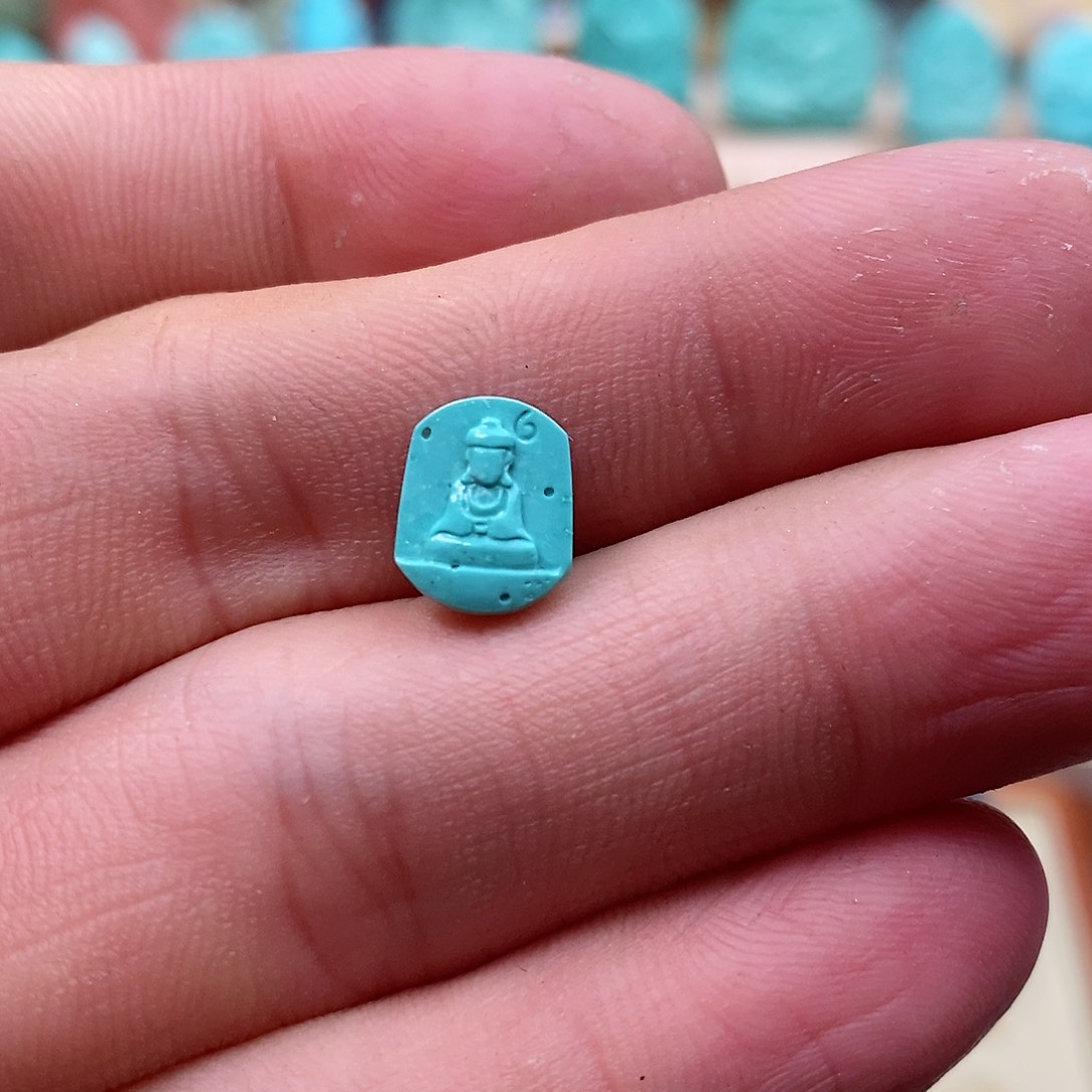 绿松石珠宝奇石未镶嵌