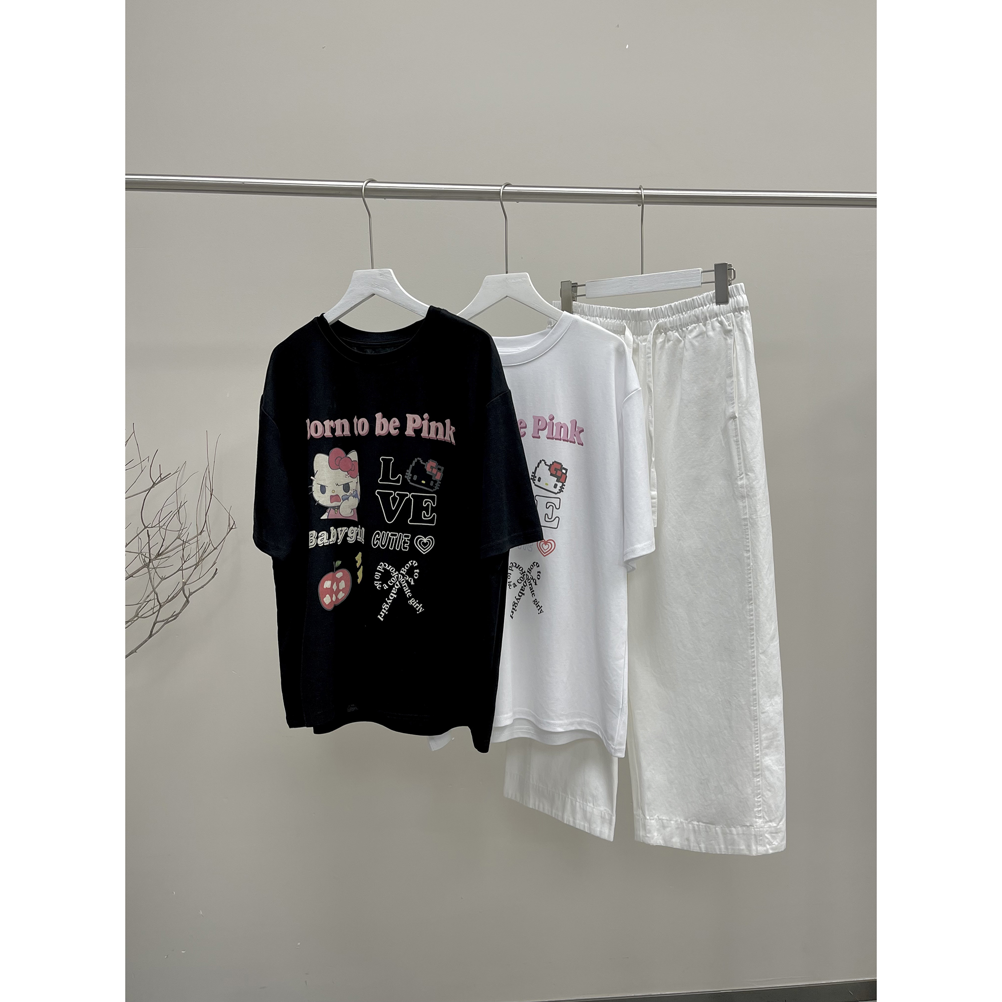 暴躁的kitty猫短袖T恤9350-1