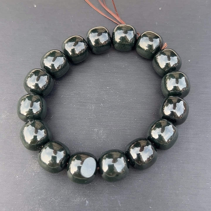 未镶嵌手串和田玉卡14