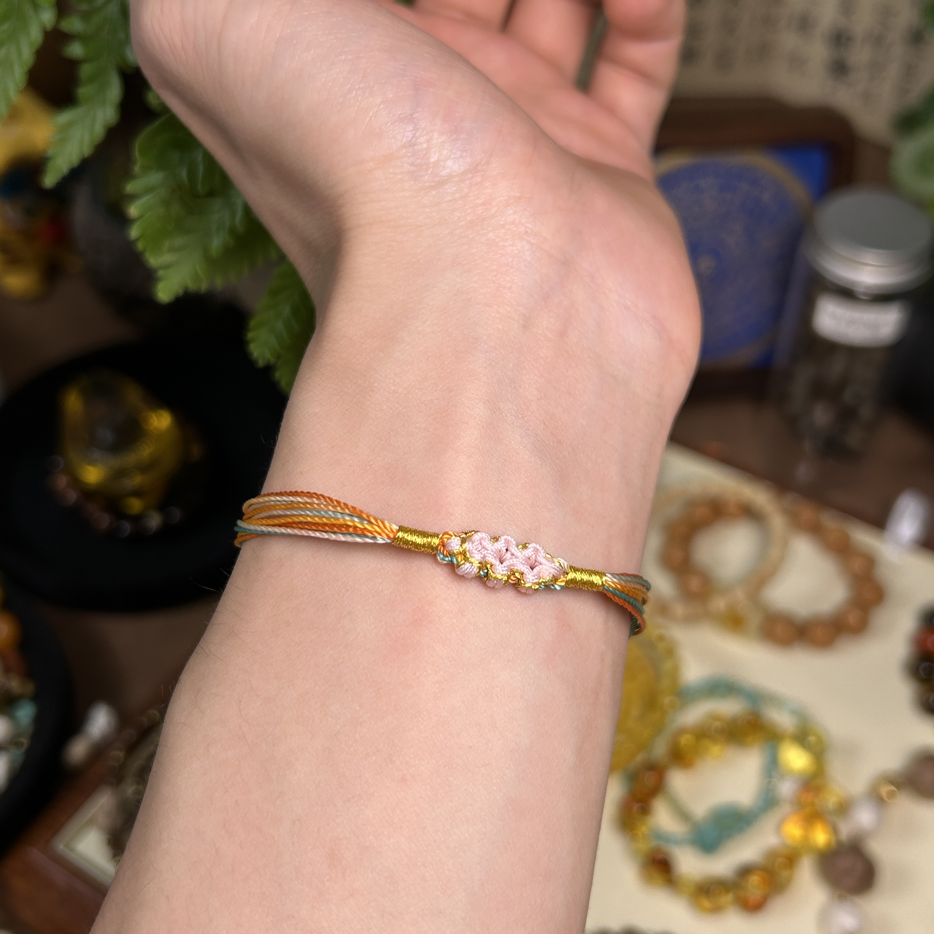 「多彩手绳」｜花卉固定款拼色民族风 中性简约情侣五彩绳 复古饰品