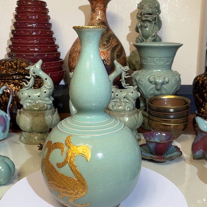 瓷片摆件摆件摆件