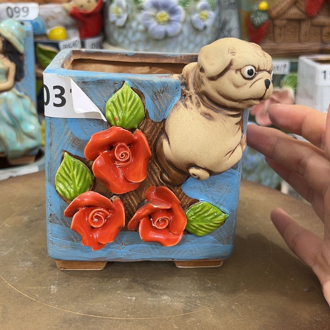 粗陶多肉花盆花盆