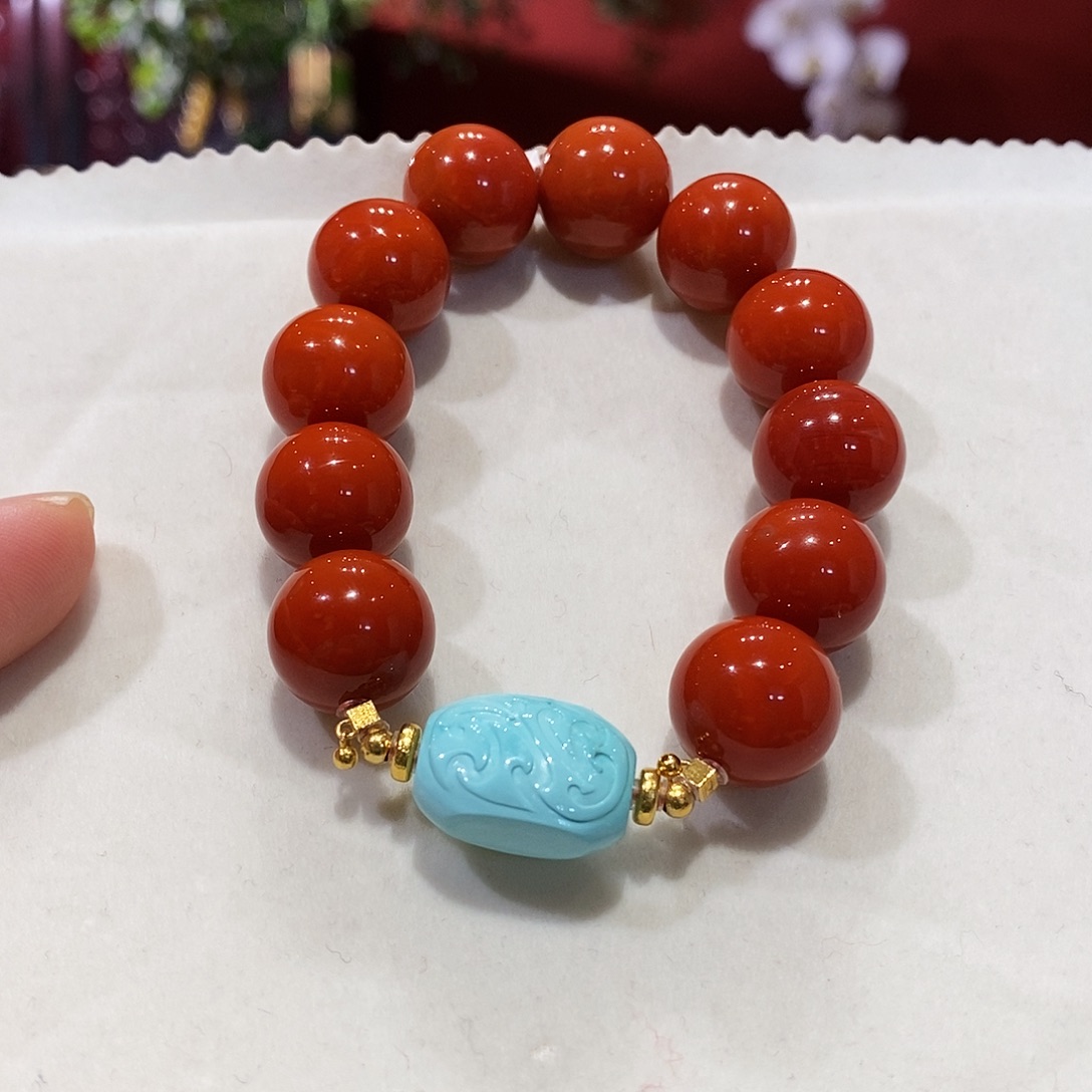 南红玛瑙未镶嵌手串