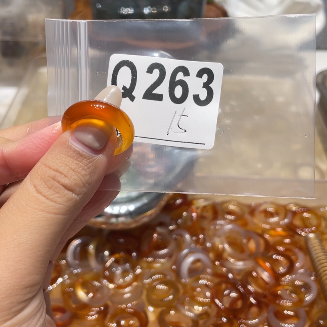 玛瑙/玉髓未镶嵌戒指263