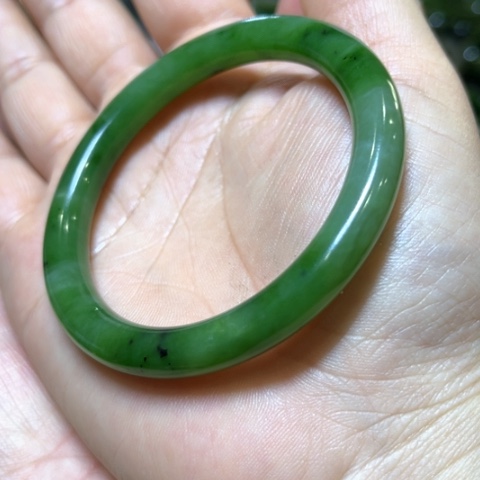 和田玉（碧玉）手镯未镶嵌