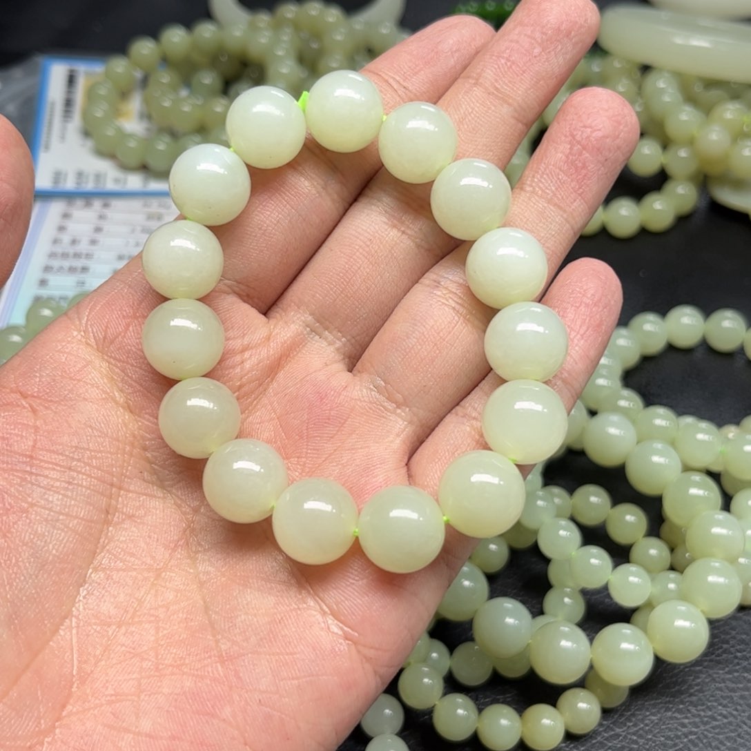 手链未镶嵌和田玉且末卡14四号矿钢板料