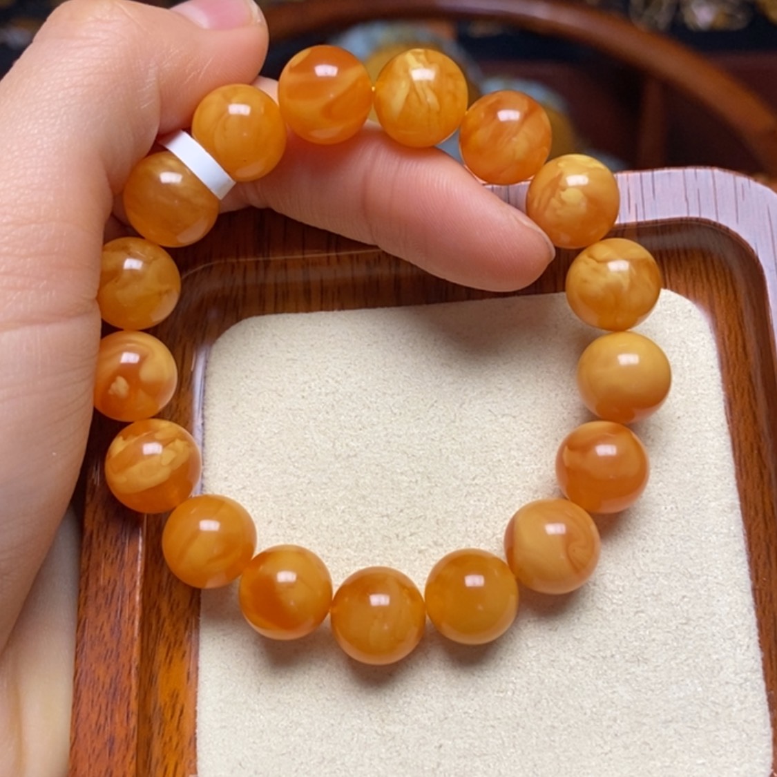 【闪购商品】蜜蜡手链未镶嵌手串