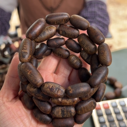 沉香手串白棋11克卡1.1多样性发1串