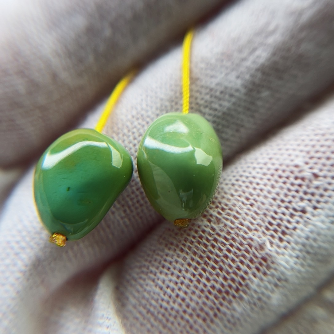 绿松石珠宝奇石未镶嵌10.3宽