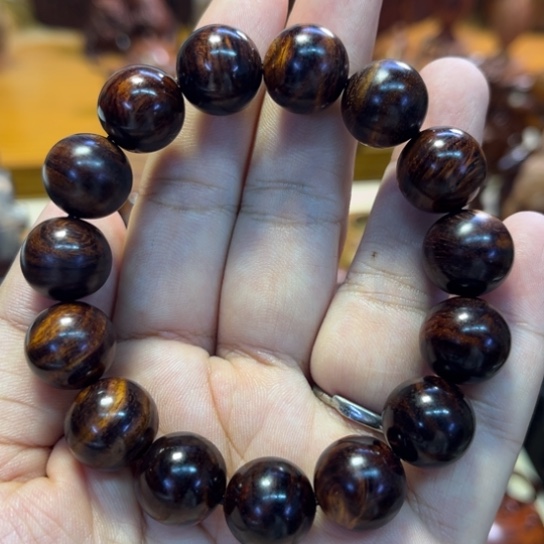 黄花梨/降香黄檀手串/手链黄花梨手串