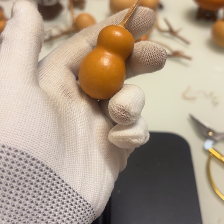 予***蒙天然手捻老皮葫芦