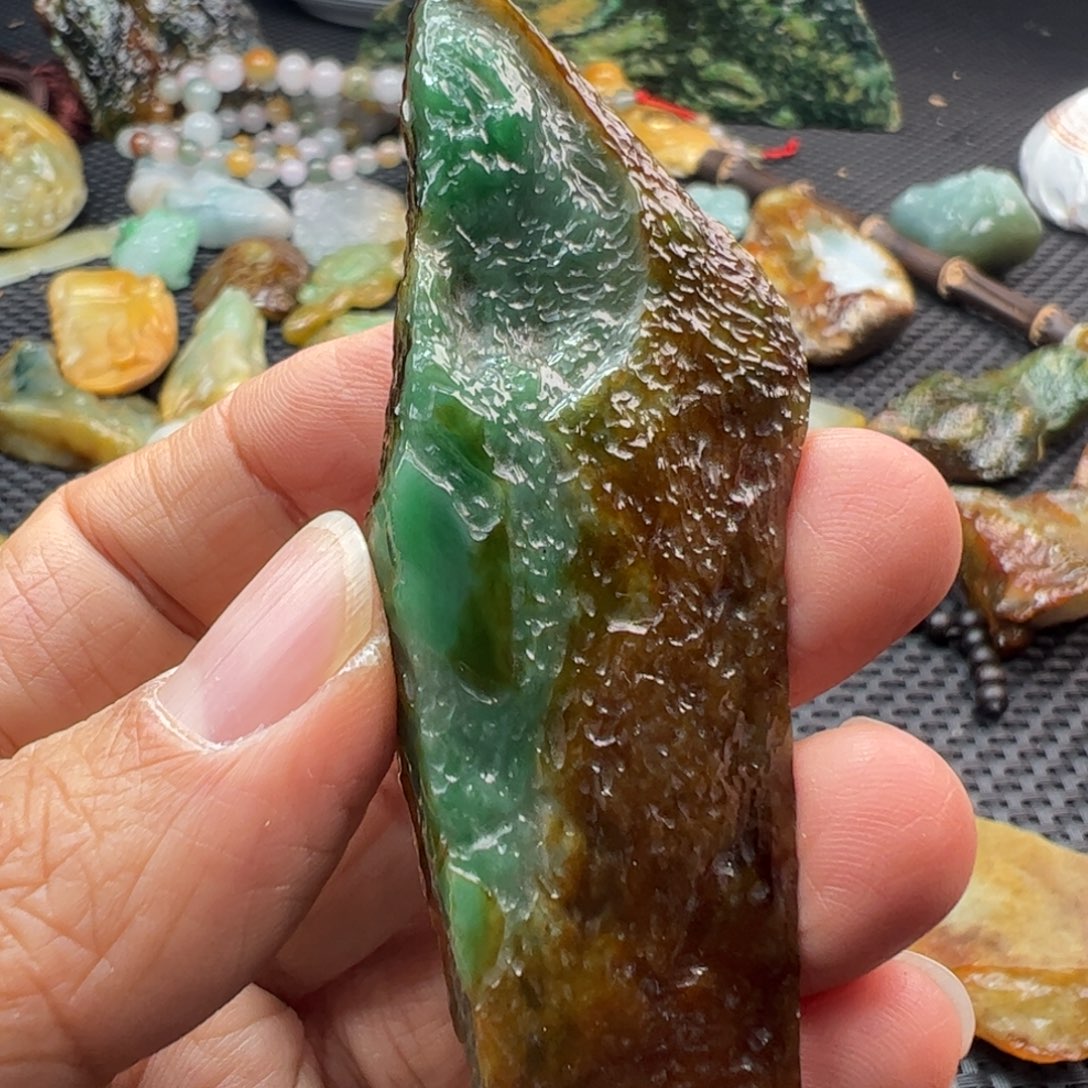 翡翠裸石缅甸翡翠