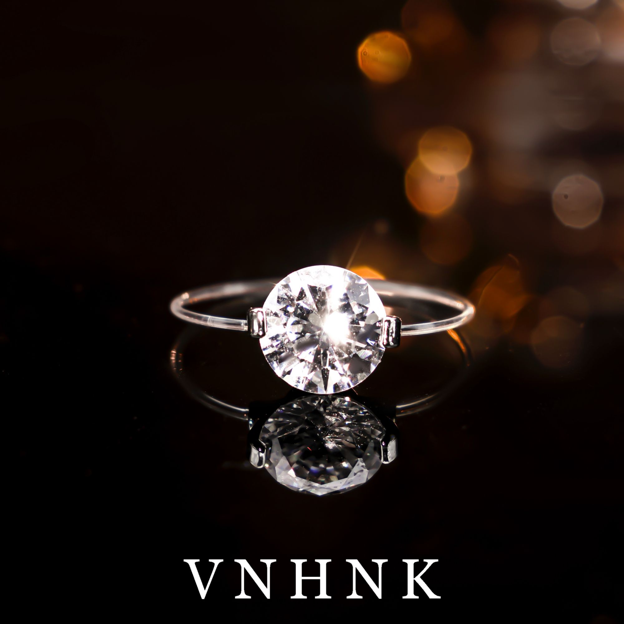 铜合金合成锆石戒指 美可儿   C456  银色(8mm)时尚百搭戒指预售