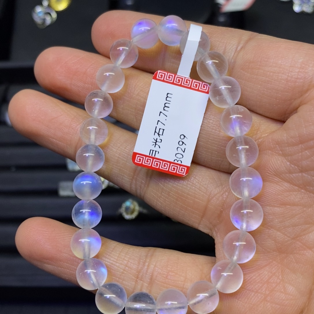 月光石手链未镶嵌S****?