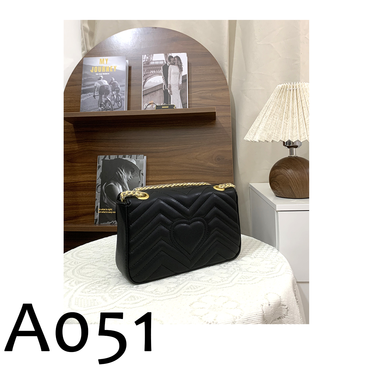 【A051】2025新款 时尚百搭大容量单肩斜跨包包女