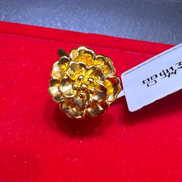 【莹莹专享】足金999饰品   12# 大金花  0.97  GP