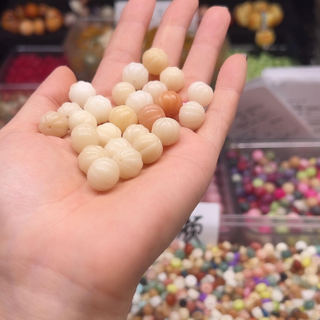 手串菩提根/象牙果奶黄南瓜30颗