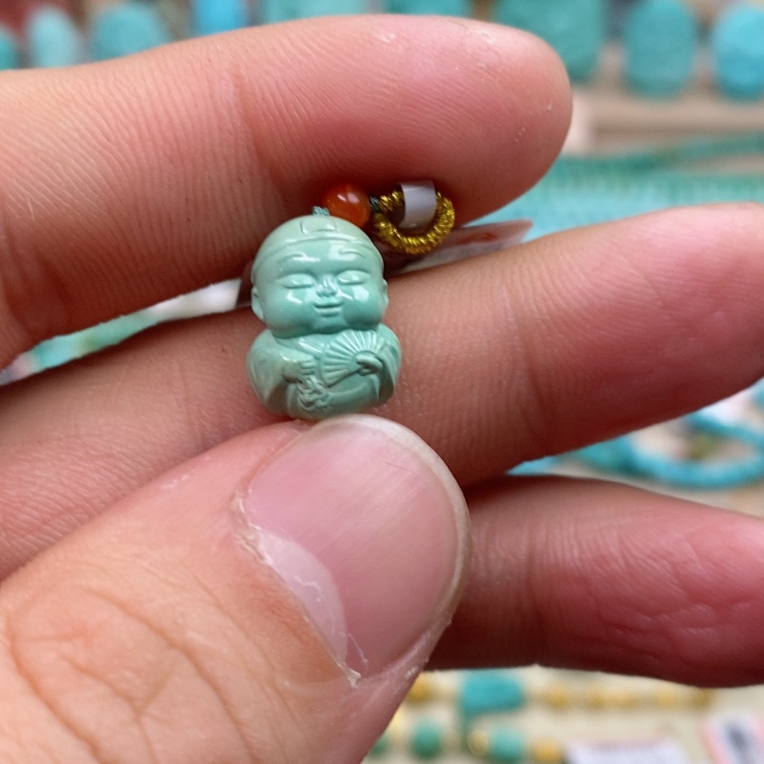 绿松石珠宝奇石未镶嵌