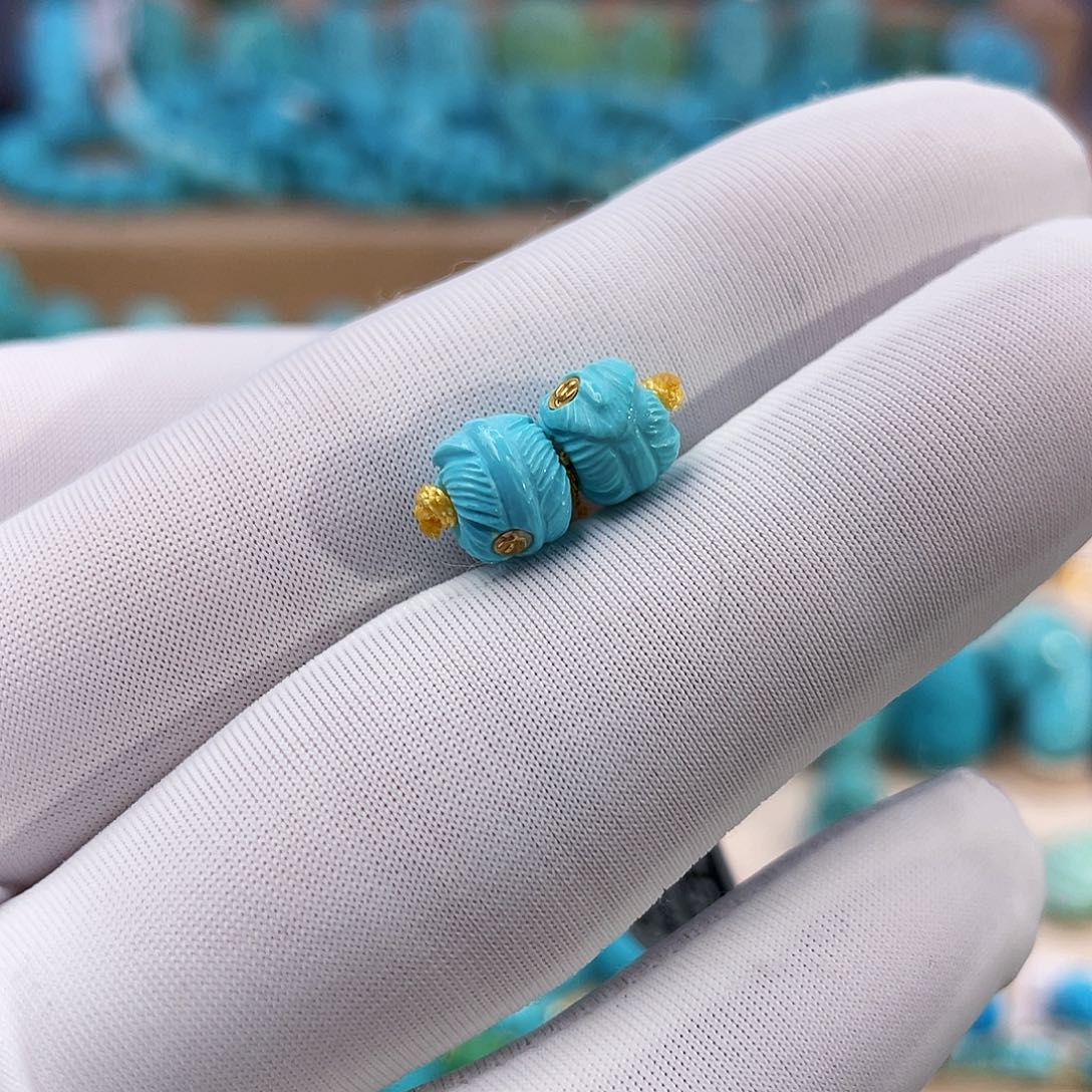 绿松石珠宝奇石未镶嵌