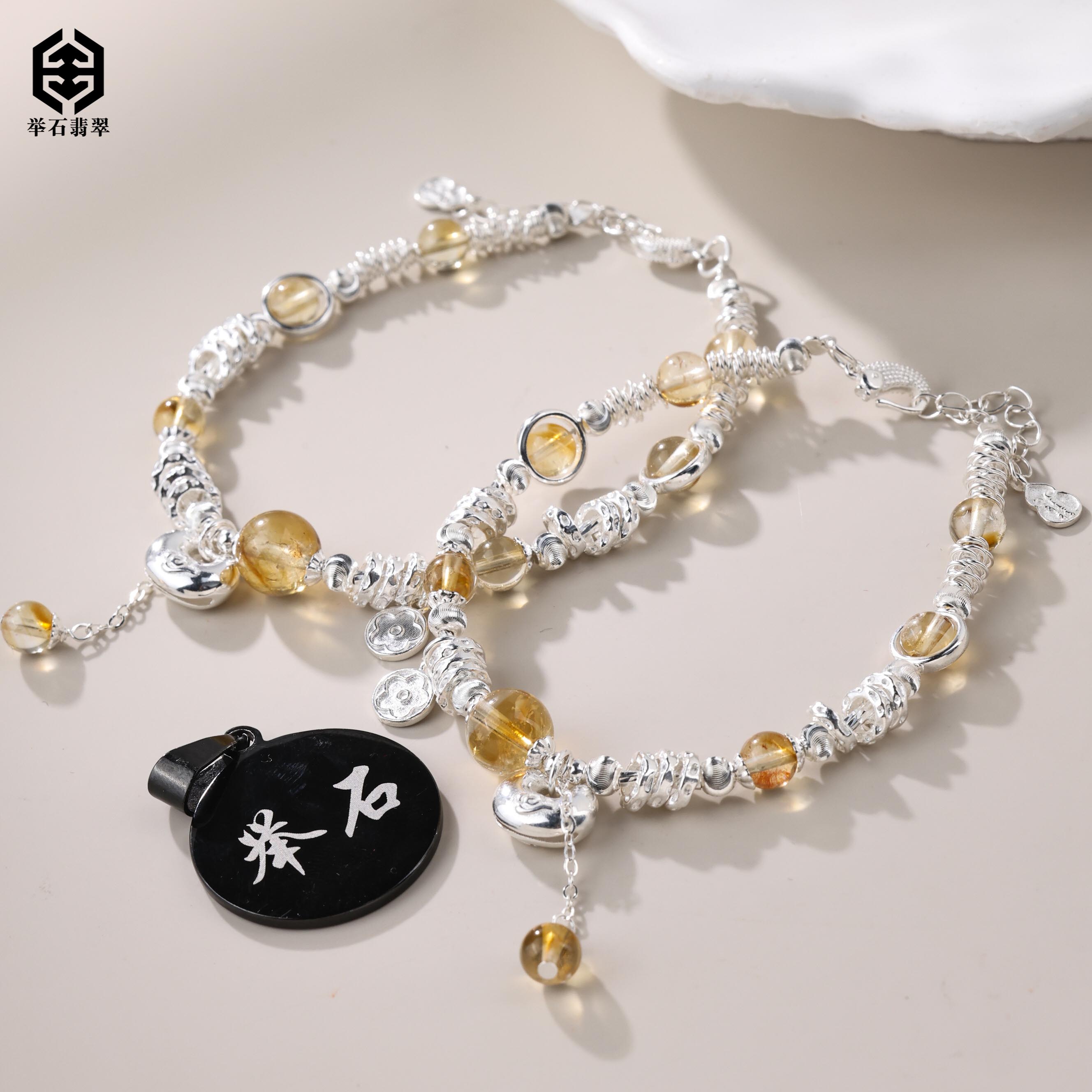 【举石臻品】TH1222-1980-35水晶手链（一件/多样性/约5-8mm）O