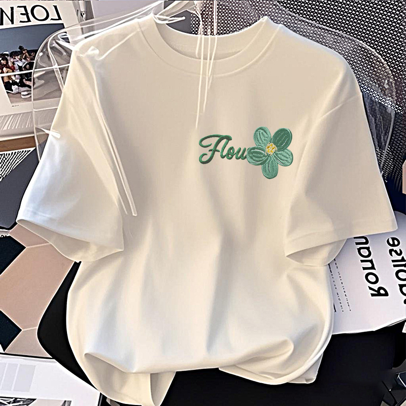 2025纯棉男女同款纯棉T恤短袖t恤学生夏季ins潮牌潮印花