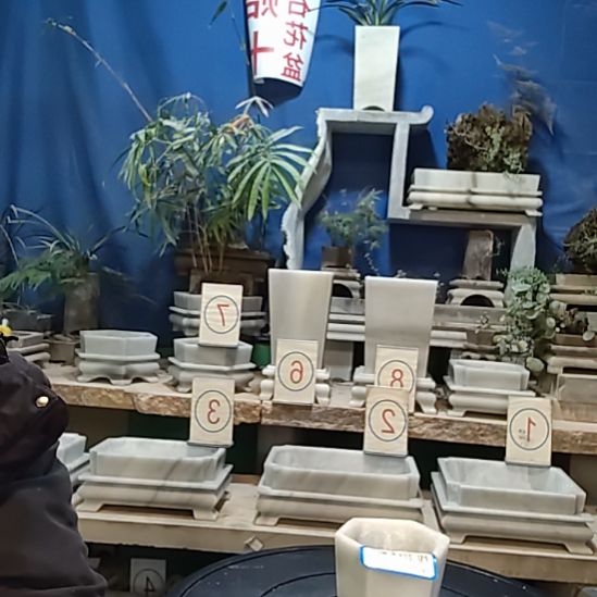 彬***礼天然大理石花盆19元一个