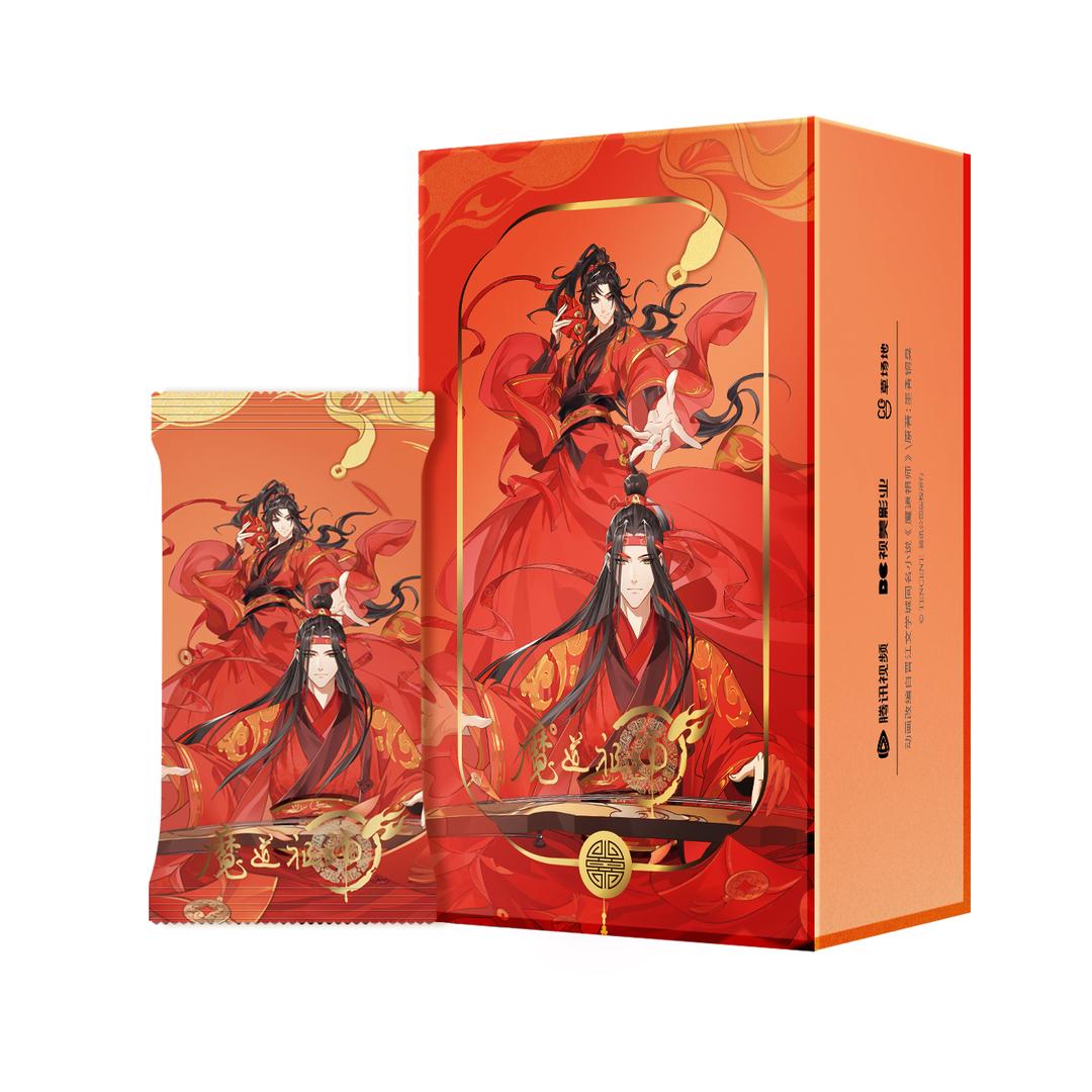 拆卡《玩法合集》 腾讯视频草场地《魔道祖师》动画正版卡牌盲盒代拆